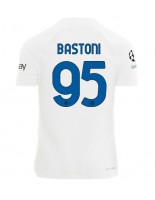 Inter Milan Alessandro Bastoni #95 Venkovní Dres 2023-24 Krátký Rukáv